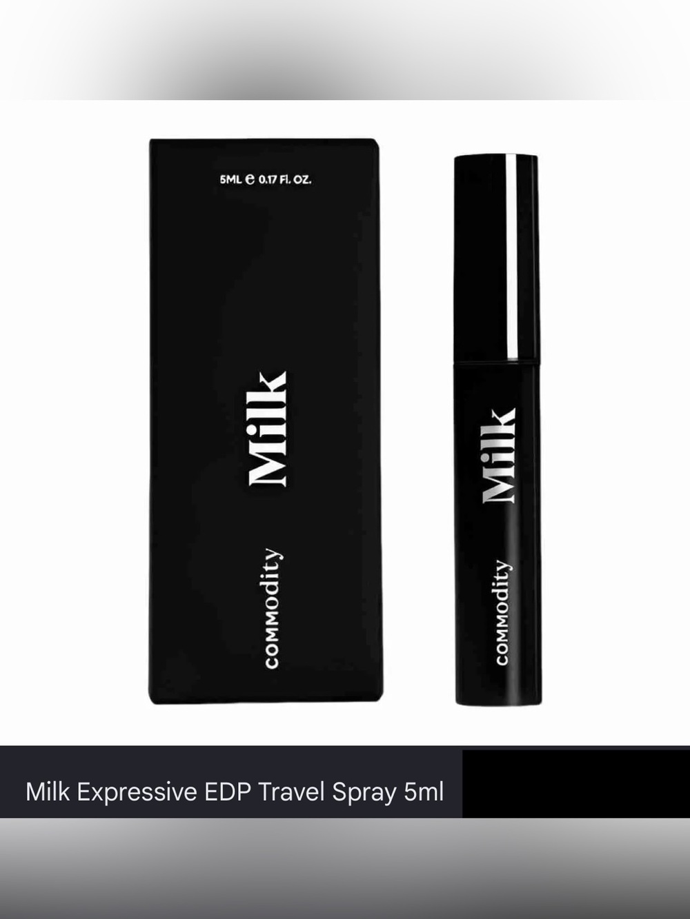 NWT Commodity Milk Expressive EDP Travel Spray - 5 ML / 0.17 FL. OZ.